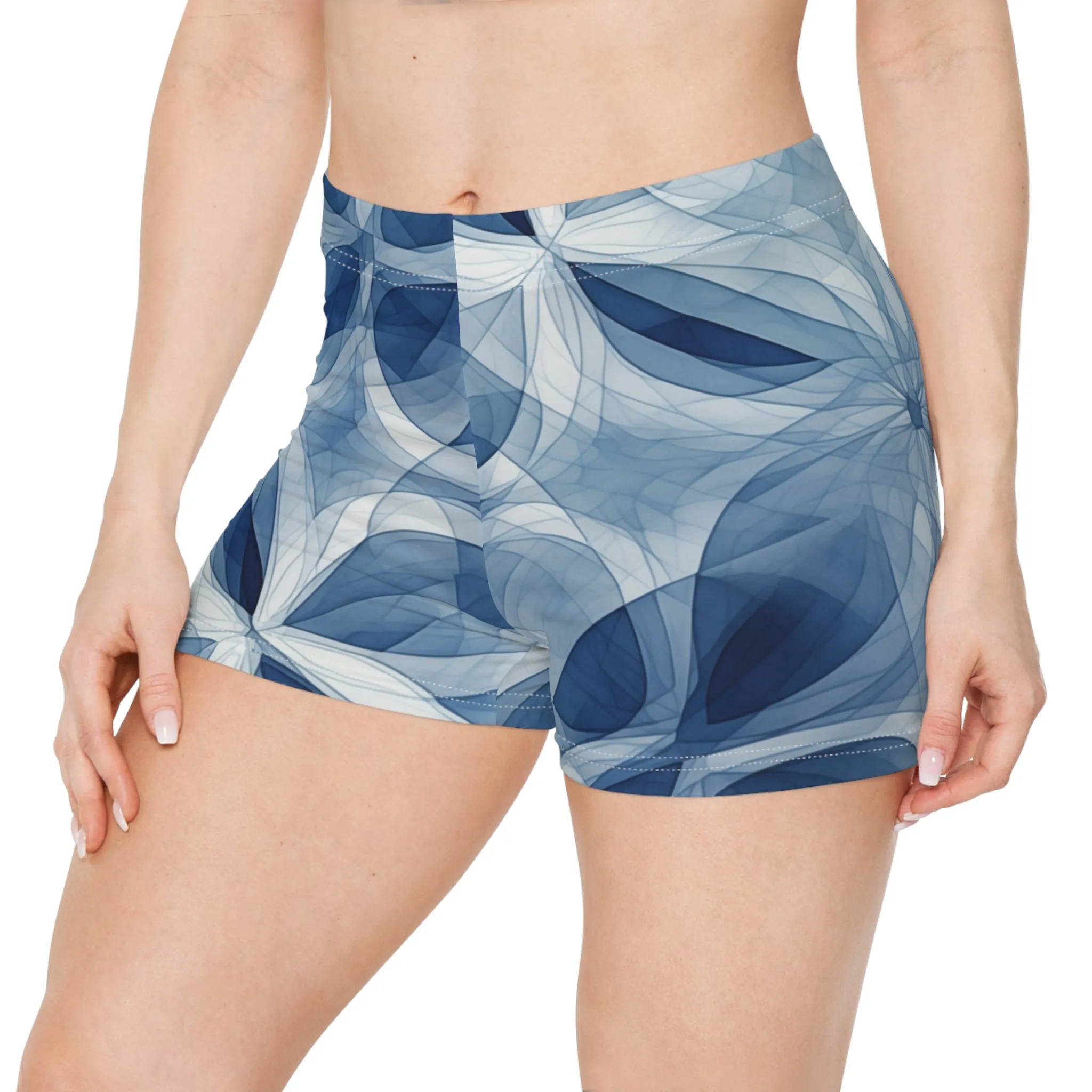 Workout Shorts - Dali Barcelona Shibori