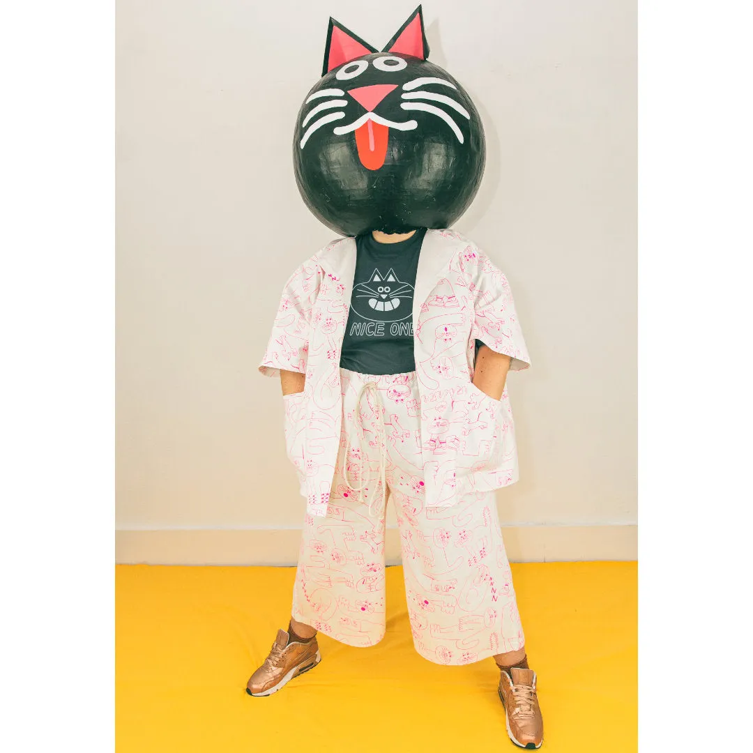 YUK FUN Dora Cat Suit in White - MADE TO ORDER